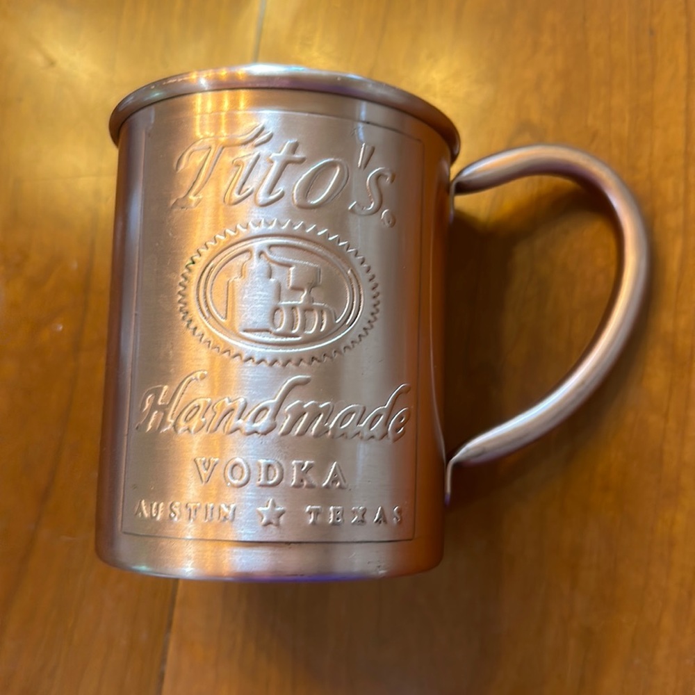 Tito’s copper mule mug